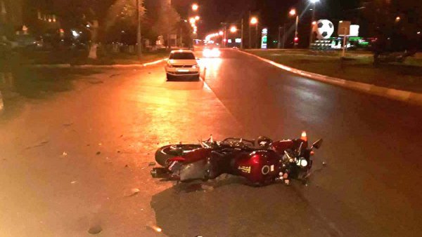 В Воронеже женщина сбила мотоциклиста с пассажиром