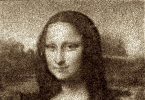 Ученые создали микроскопическую версию «Мона Лизы» при помощи миллионов бактерий